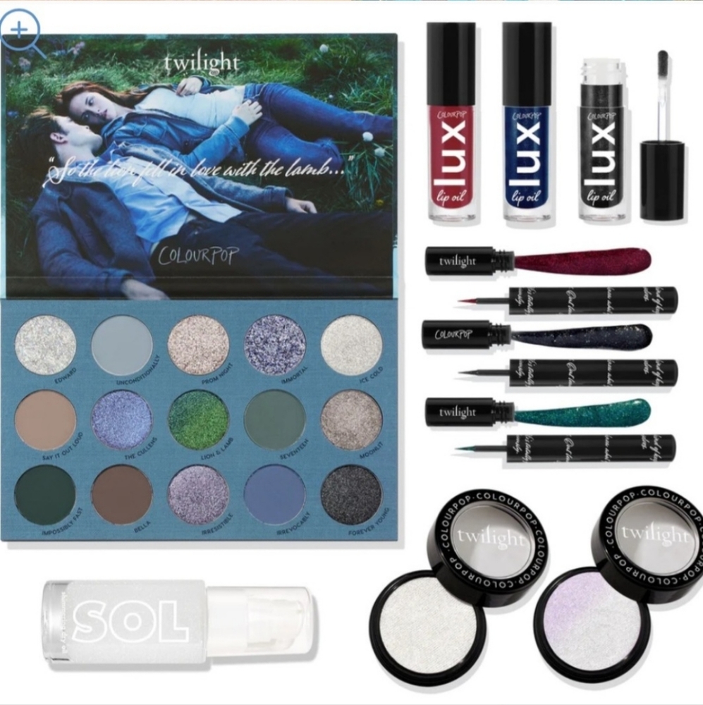 Brand New Colourpop x Twighlight set